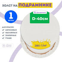 Без бренда «Холст Две картинки круглый 40 см на подрамнике» в Пензе в интернет-магазине  Без бренда «Холст Две картинки круглый 40 см на подрамнике» в Пензе