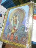 Алмазная мозаика 5D 40x50 Икона Жировицкой Божьей Матери