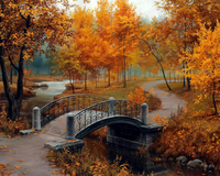 Без бренда «Осенний парк с мостом» в Пензе