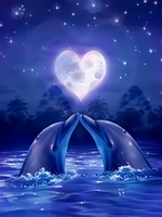 Без бренда «Дельфины под луной вида сердца» в Пензе