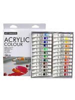 Без бренда «Коробка 24 шт.: Акриловые краски «Две картинки» 24 шт. по 12 мл, проф. пигмент» в Пензе