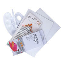 Без бренда «Набор подарочный «Две картинки»: краски акрил 12x12 мл, 2 холста 22x30 на мдф, 10 кистей, мастихин, палитра. Уценка (без упаковки)» в Пензе в интернет-магазине  Без бренда «Набор подарочный «Две картинки»: краски акрил 12x12 мл, 2 холста 22x30 на мдф, 10 кистей, мастихин, палитра. Уценка (без упаковки)» в Пензе