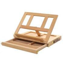 Без бренда «Коробка 10 шт.: Мольберт Две картинки этюдный ящик, настольный, хлопушка 30 см» в Пензе