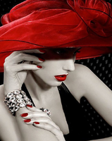 Без бренда «Коробка 20 шт: Девушка с красной шляпой» в Пензе