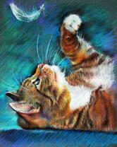 Без бренда «Котенок играет пером» в Пензе в интернет-магазине  Без бренда «Котенок играет пером» в Пензе