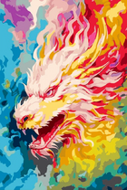 Без бренда «Разноцветный огненный дракон» в Пензе в интернет-магазине  Без бренда «Разноцветный огненный дракон» в Пензе