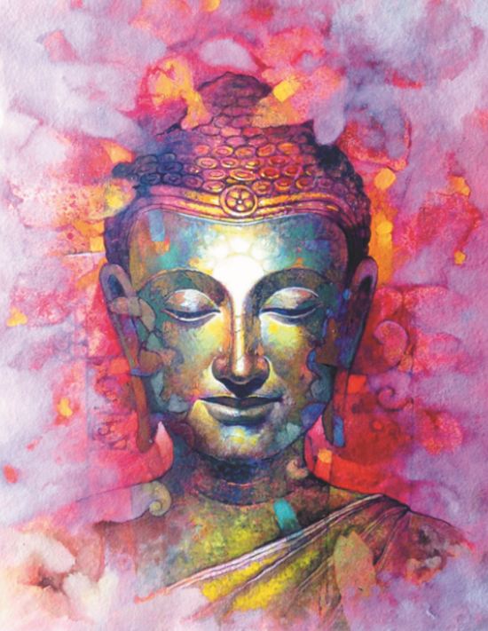 Алмазная мозаика 40x50 Портрет Будды