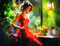 Без бренда «Милая девушка с бокалом шампанского» в Пензе