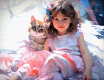 Без бренда «Девочка и пушистая кошечка» в Пензе