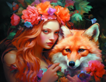 Без бренда «Рыжая девушка и рыжая лисица» в Пензе