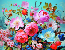 Без бренда «Пионы и другие цветы» в Пензе в интернет-магазине  Без бренда «Пионы и другие цветы» в Пензе